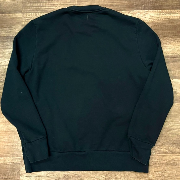 Neil Barrett Lightning Bolt Peace Sign Sweatshirt size medium - Picture 2 of 5